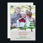 Tarjeta de felicitación de temporada de fotos de S<br><div class="desc">¿Quieres enviar tarjetas de Navidad a tus amigos y familiares? No hay nada mejor que compartir con ellos la foto de tu familia/niños esta temporada de vacaciones. Todo lo que tienes que hacer es cambiar esta muestra de fotos y colocar tu propia foto, y cambiar los textos. Puedes hacer que...</div>