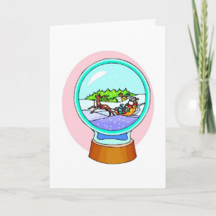 Tarjeta de felicitación de temporada de Navidad co