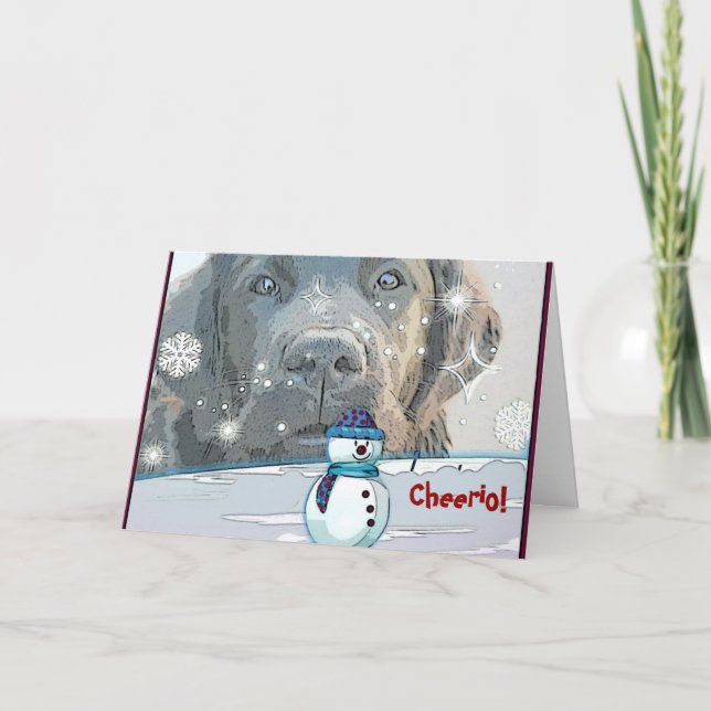 Tarjeta de felicitación de temporada de vacaciones (Anverso)