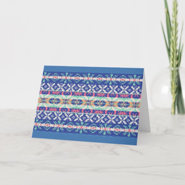 Tarjeta de felicitación de temporada de vacaciones (Anverso)