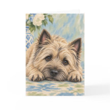 Tarjeta de Felicitación de Terrier Cairn