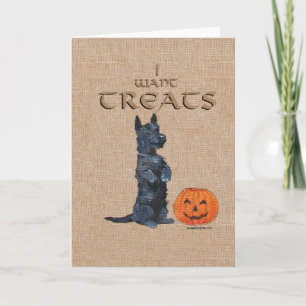 Tarjeta de Felicitación de Terrier Escocés