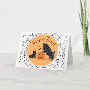 Tarjeta de Felicitación de Terrier Escocés