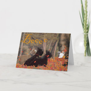 Tarjeta de Felicitación de Terrier Escocés