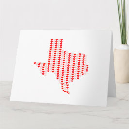 Tarjeta de felicitación de Texas