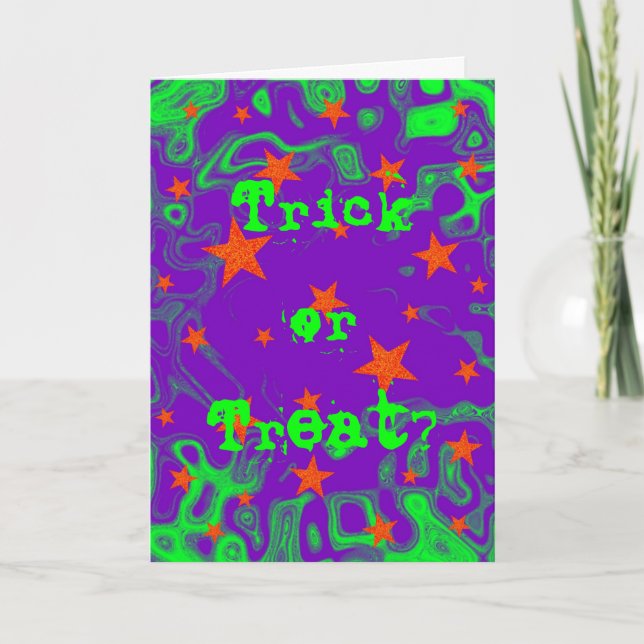 Tarjeta de felicitación de texto con extensión 'Tr (Anverso)
