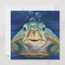 Tarjeta de Felicitación de Tortuga Hola