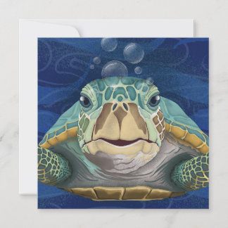 Tarjeta de Felicitación de Tortuga Hola