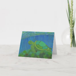 Tarjeta de Felicitación de Tortuga Marina para Tod