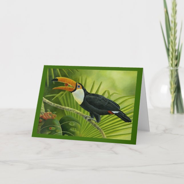 Tarjeta de felicitación de Toucan (Anverso)
