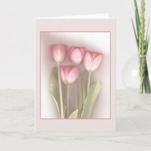 Tarjeta de felicitación de Tulips