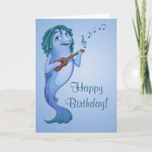 Tarjeta de felicitación de Ukulelefish