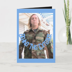 Tarjeta de felicitación de una persona masculina