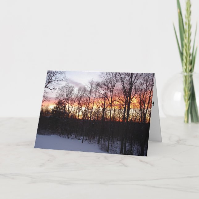 Tarjeta de felicitación de vacaciones (Anverso)