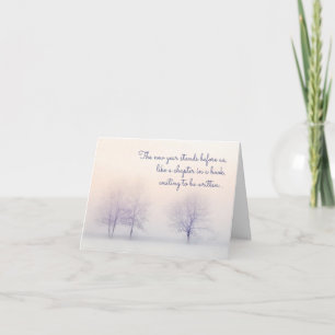 Tarjeta de Felicitación de Vacaciones / Año Nuevo 