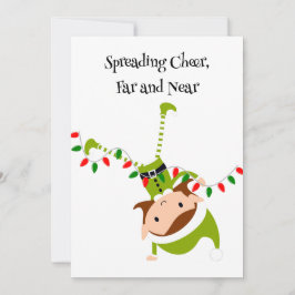 Tarjeta de Felicitación de Vacaciones con Código Q