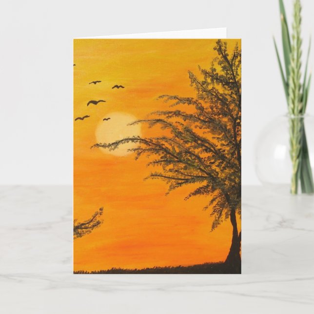 Tarjeta de felicitación de verano (Anverso)