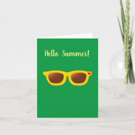 Tarjeta de felicitación de verano