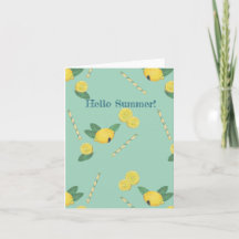 Tarjeta de felicitación de verano