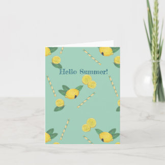 Tarjeta de felicitación de verano