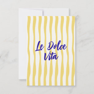 tarjeta de felicitación de verano Doodle la Dolce