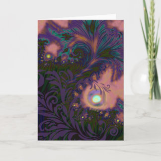 Tarjeta de felicitación de verano haitiana. Paisaj