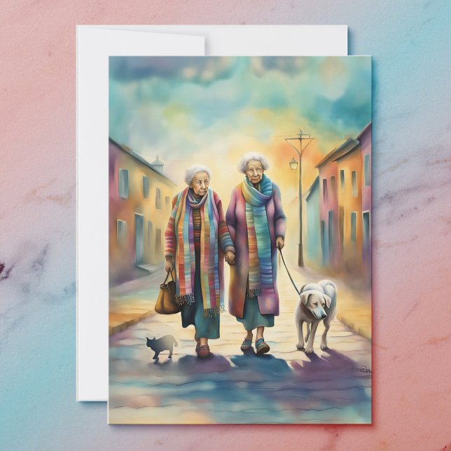 Tarjeta de felicitación de viejos amigos (Subido por el creador)