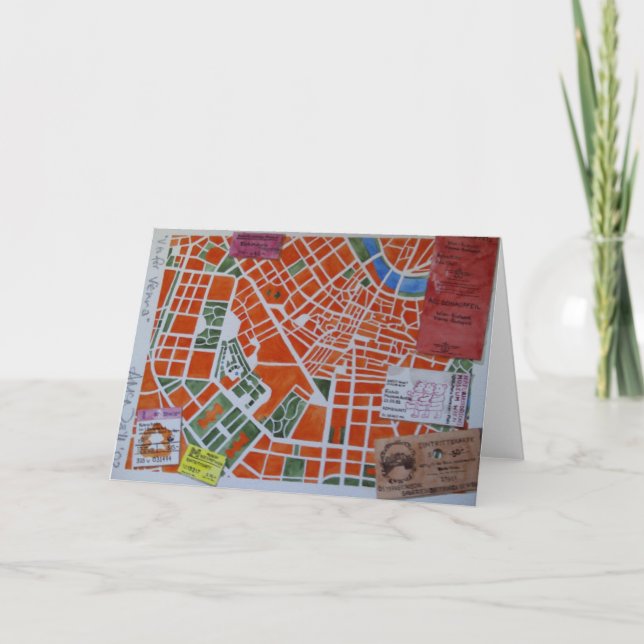 Tarjeta de felicitación de Viena (Anverso)