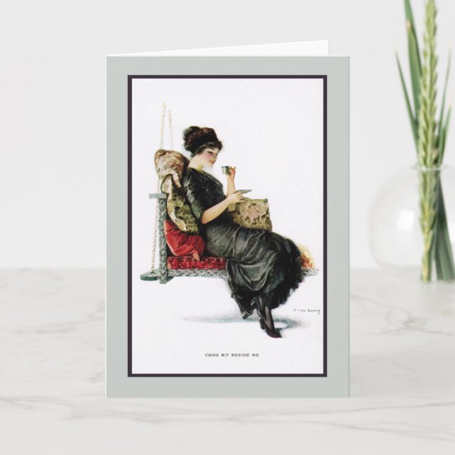 Tarjeta de felicitación de vuelo de girasol de los (Anverso)