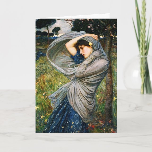 Tarjeta de felicitación de Waterhouse Boreas (Anverso)