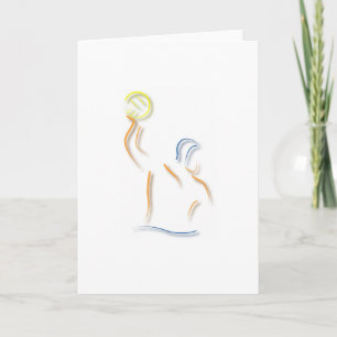 Tarjeta de felicitación de Waterpolo