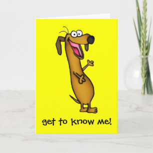 Tarjeta de felicitación de Weenie