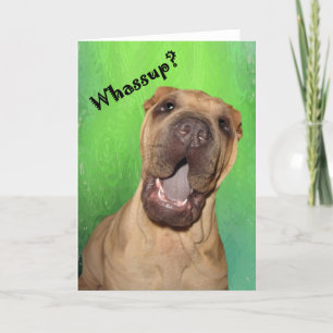 Tarjeta de felicitación de Whassup