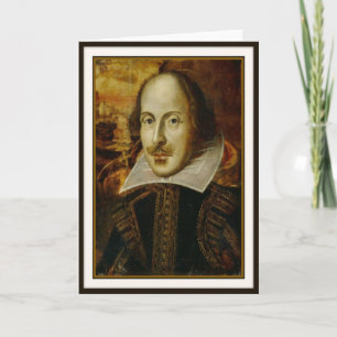 Tarjeta de felicitación de William Shakespeare