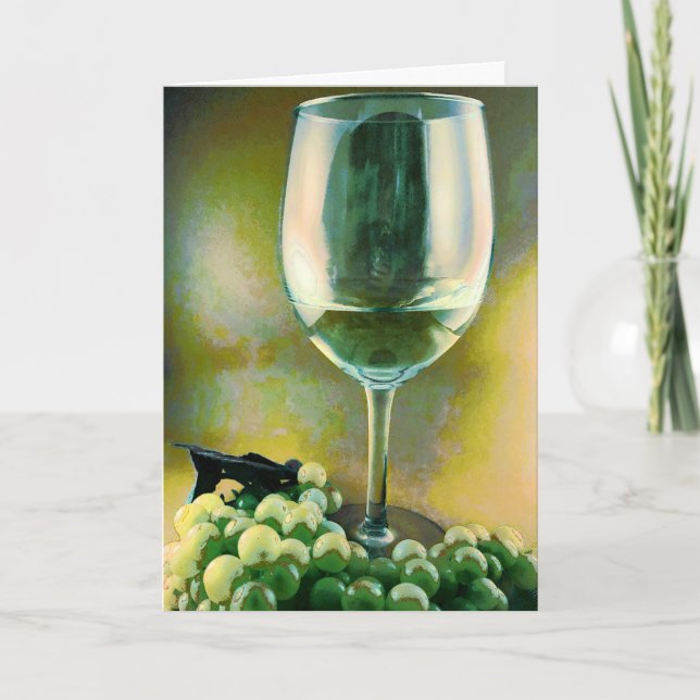 Tarjeta de felicitación de Wine Reflections (Anverso)