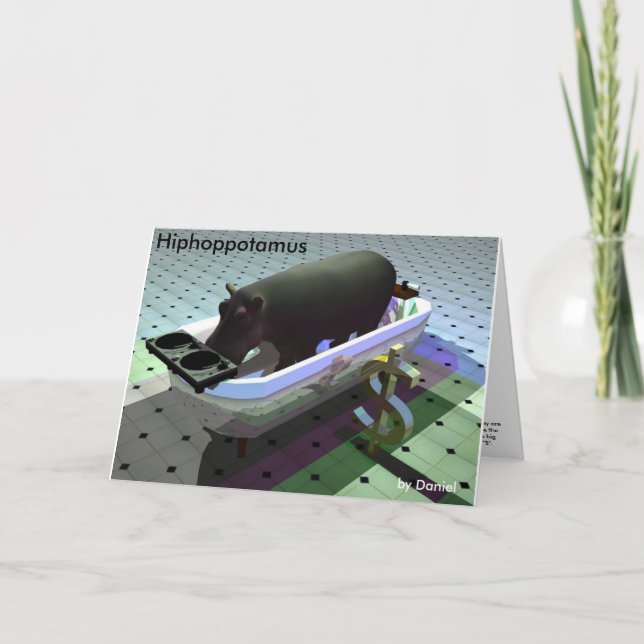 Tarjeta de felicitación de WordsEye (Anverso)