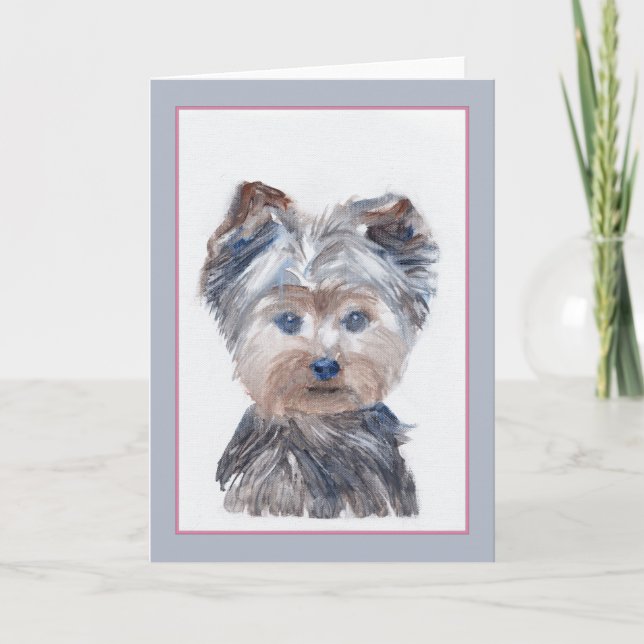 Tarjeta de felicitación de Yorkipoo (Anverso)