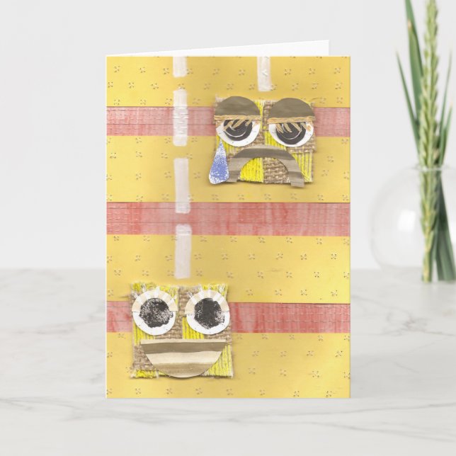 Tarjeta de felicitación de Yoyo hacia arriba (Anverso)
