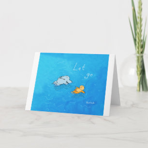 Tarjeta de felicitación - deje para ir