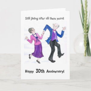 Tarjeta de Felicitación del 30º Aniversario