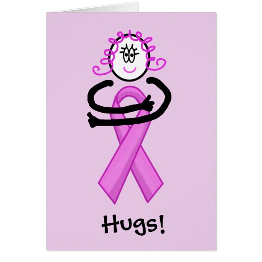 Tarjeta de felicitación del abrazo de la cinta del
