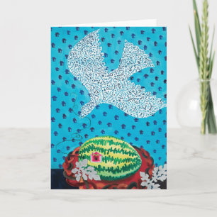 Tarjeta de felicitación del acuerdo de Catharine