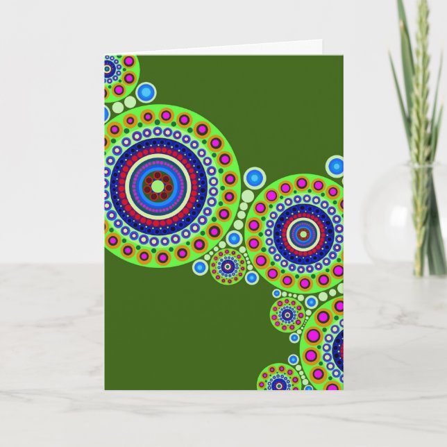 Tarjeta de felicitación del adorno #119 del (Anverso)