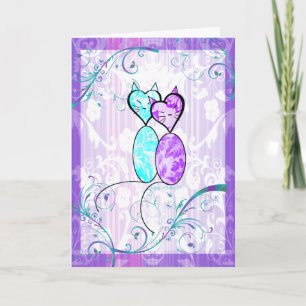 Tarjeta de felicitación del aniversario