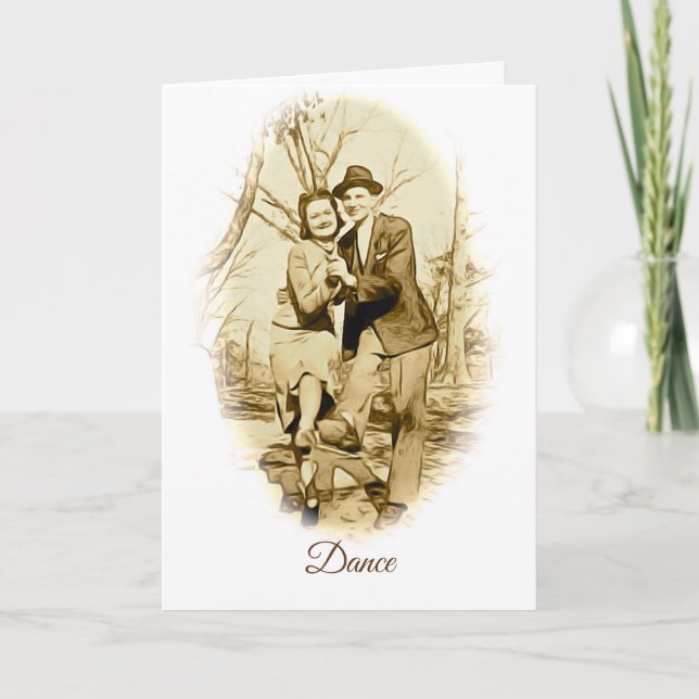 Tarjeta de felicitación del aniversario de Feliz D (Anverso)