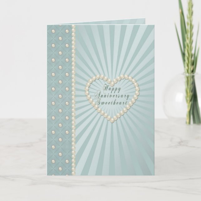 Tarjeta de felicitación del aniversario de Pearl H (Anverso)