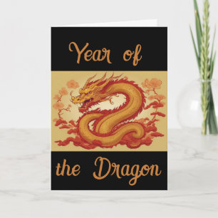 Tarjeta de Felicitación del Año del Dragón