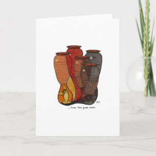 Tarjeta de felicitación del aprecio del arte de la