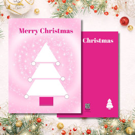 Tarjeta de Felicitación del Árbol de Navidad Estre
