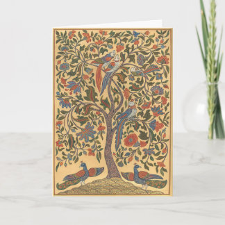 Tarjeta de felicitación del árbol de vida